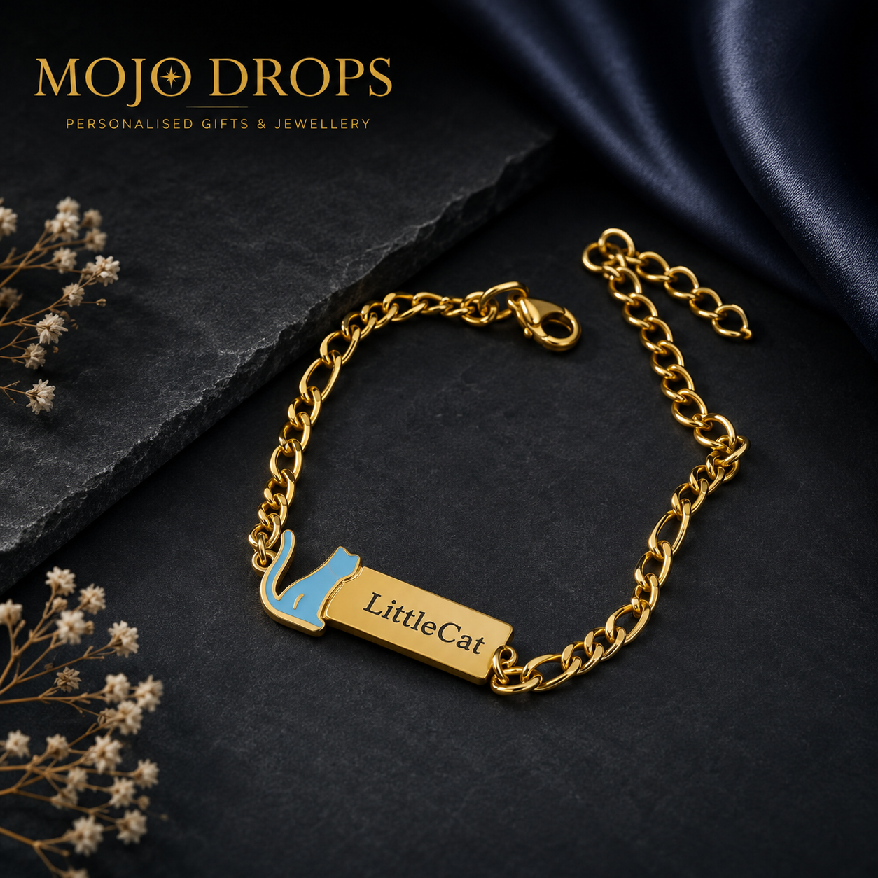 BD0710 Cat Name Bracelet