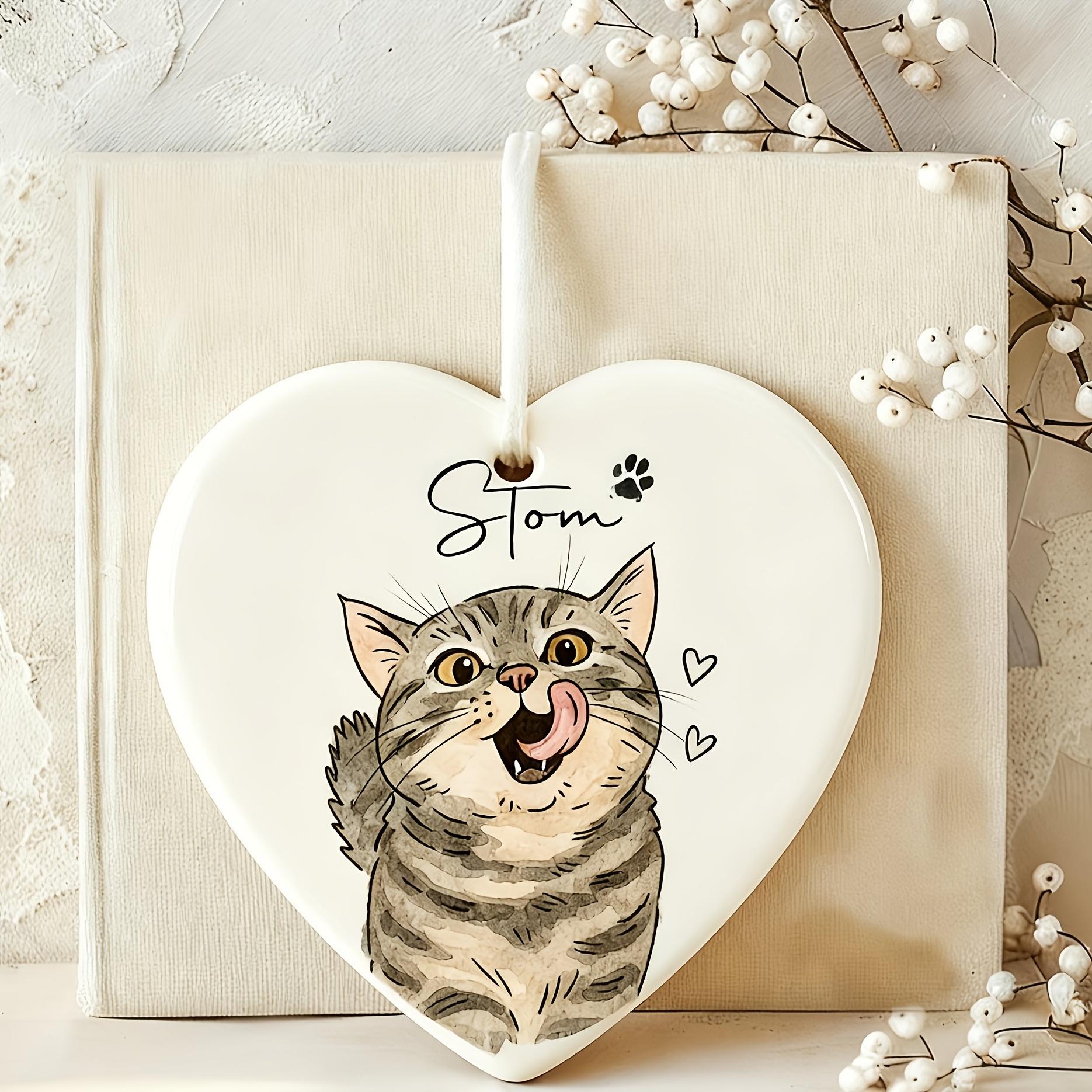 Pet Round Ceramic Ornament SPD069
