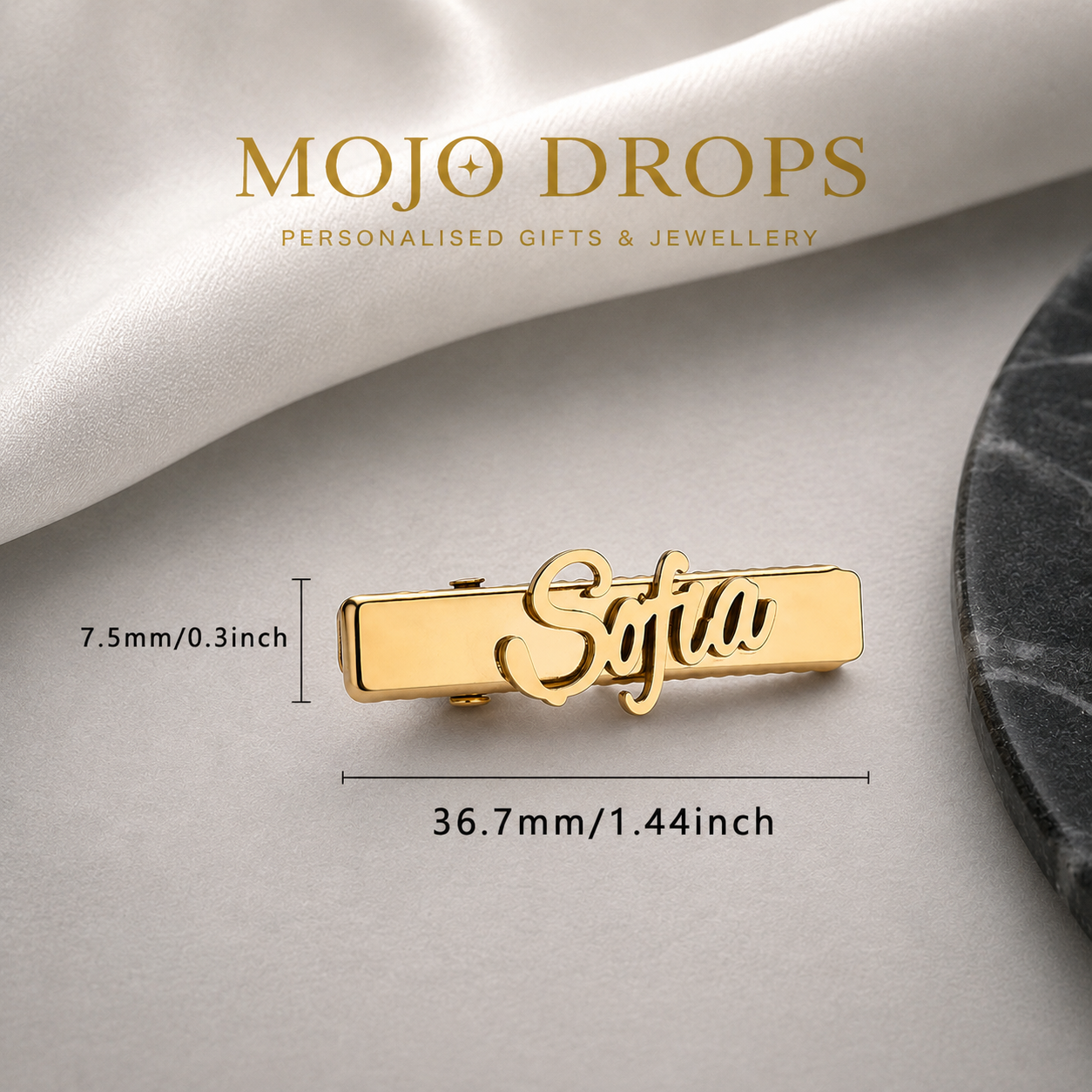 MOJO DROPS XD003 Barrette Hair Clip