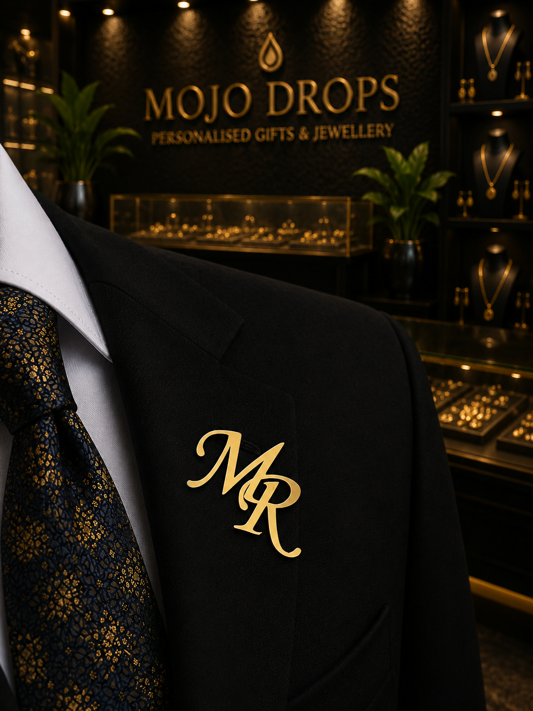Gentleman’s Initial Signature Brooch