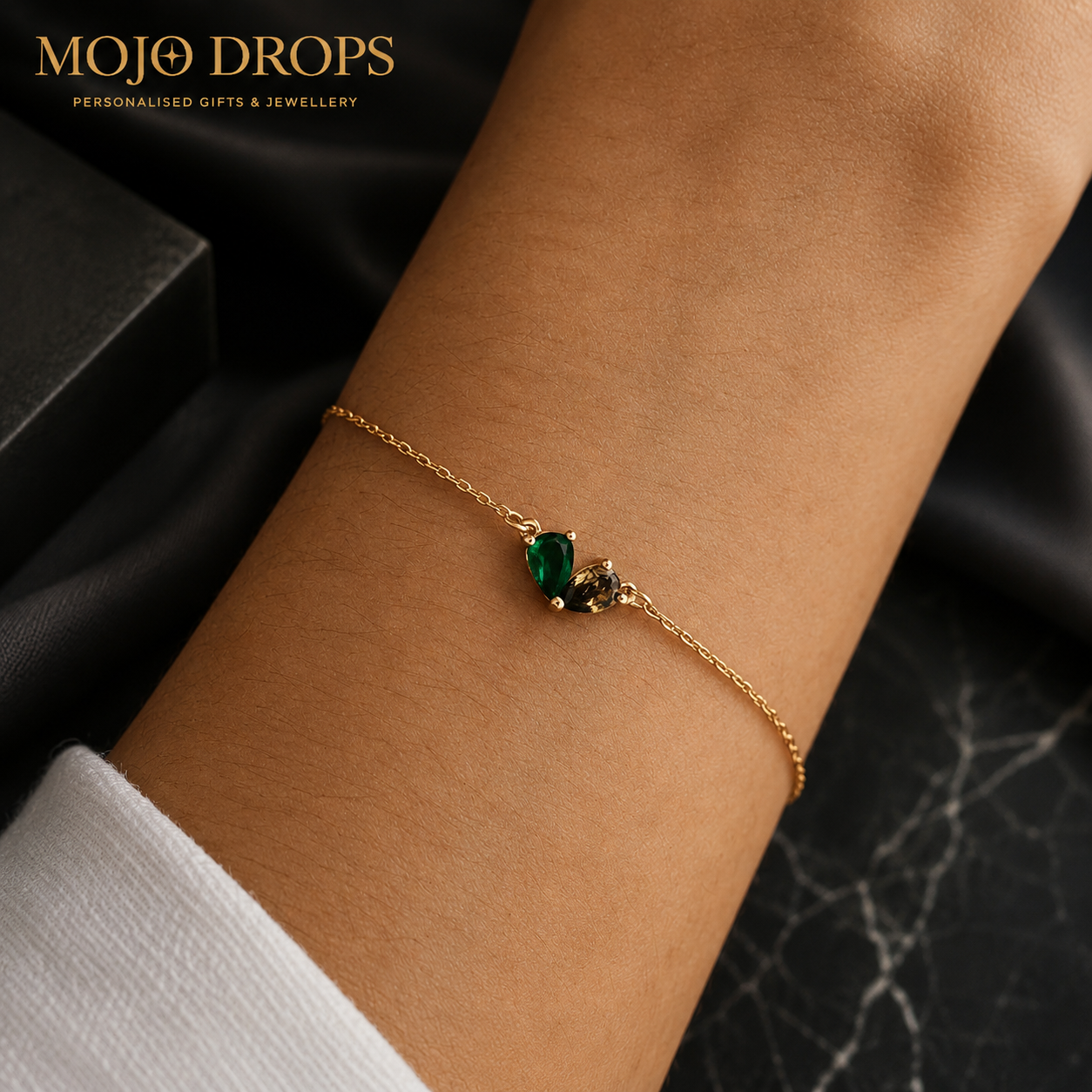 BD1035 Twin Stone Bracelet