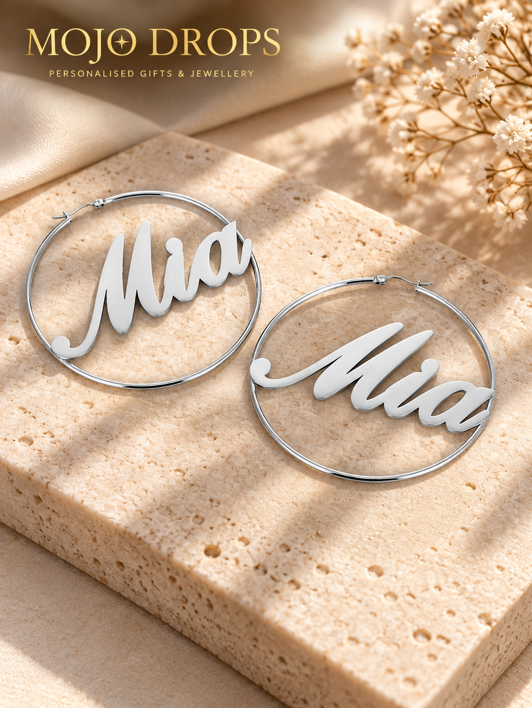 Pair of Custom Name Earrings for Women, Stainless Steel Accessories, Personalized Custom English Letter Earrings, Best Friend Gift, Custom Fashion Text Earrings, Retro Outfit