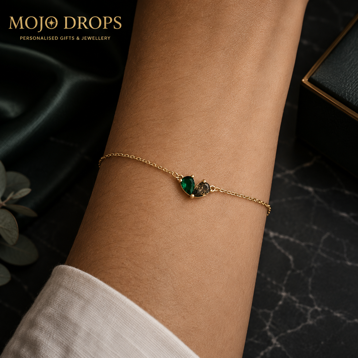 BD1035 Twin Stone Bracelet