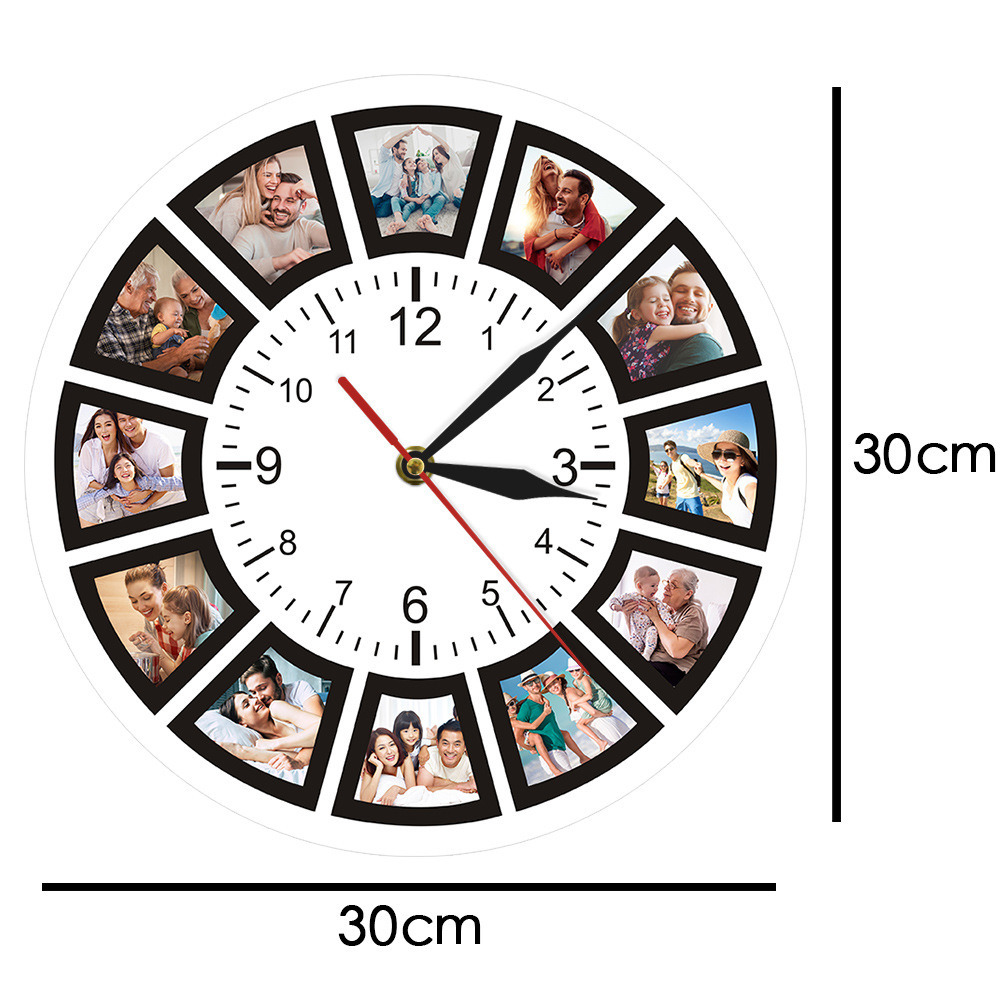MOJO DROPS Custom your photo wall clock