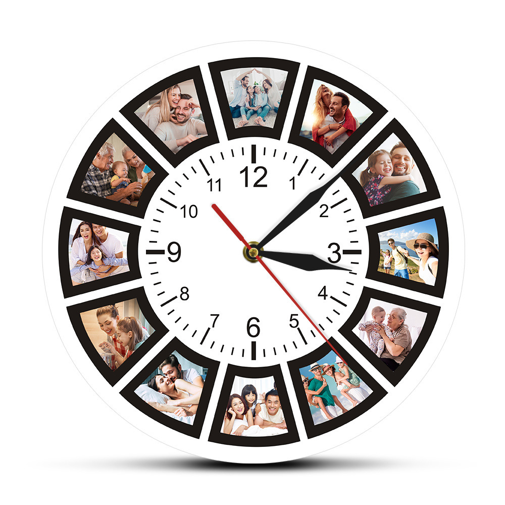 MOJO DROPS Custom your photo wall clock