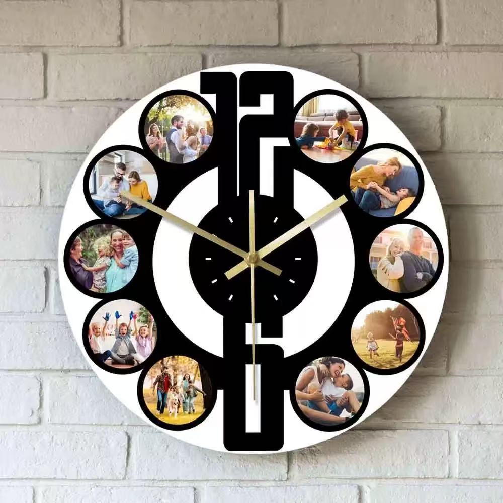 MOJO DROPS Custom your photo wall clock