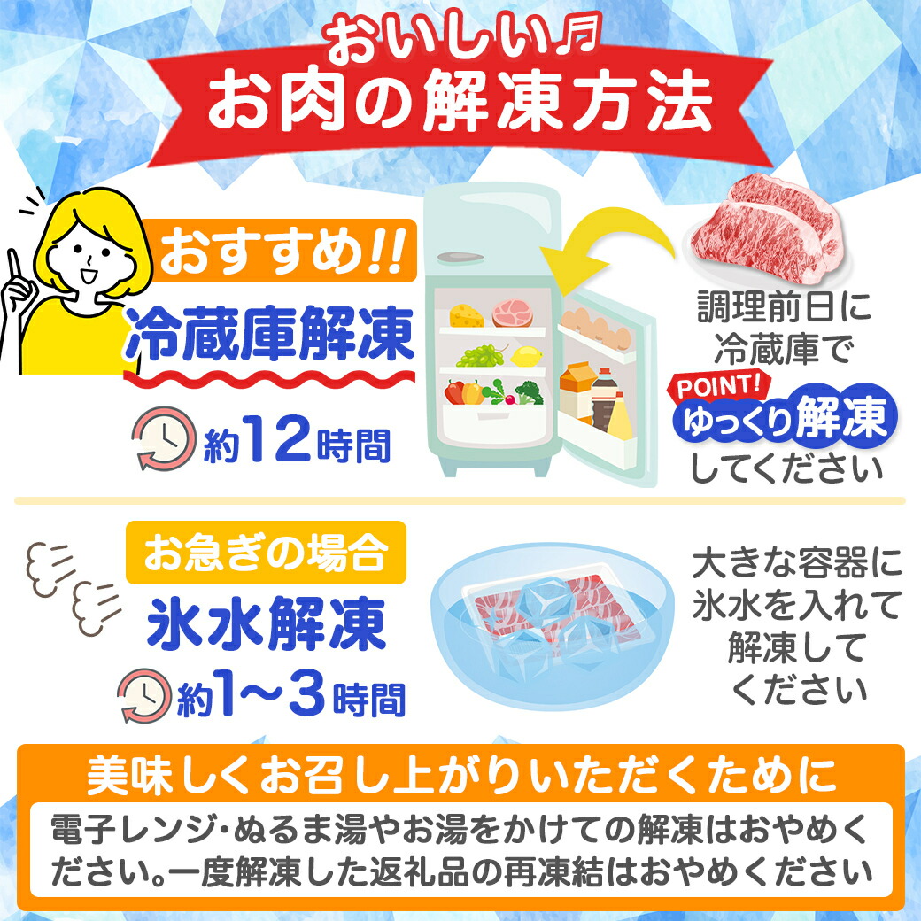 お肉の解凍方法