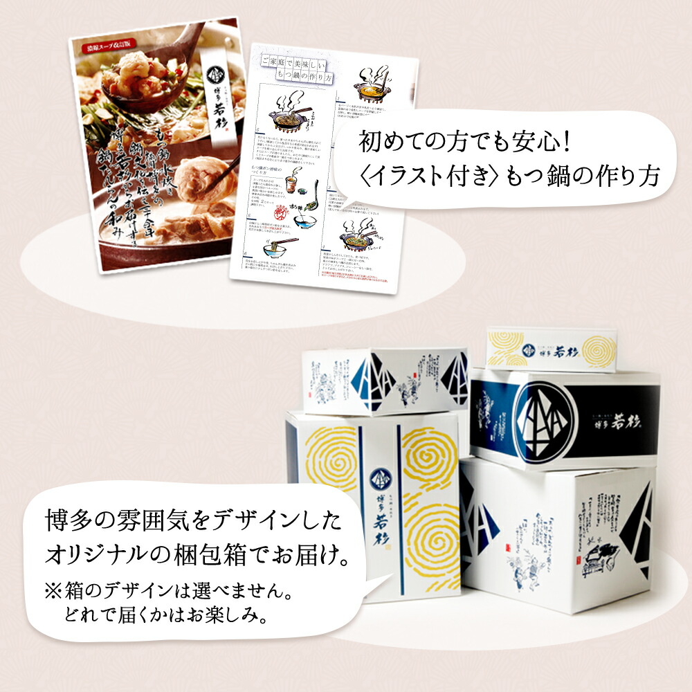 イラスト付きレシピ、デザイン箱