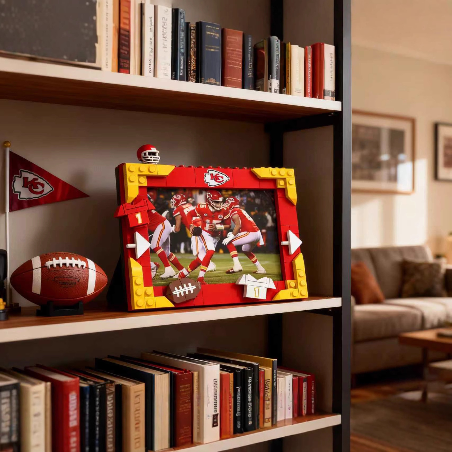 🔥Easter Sale: Get 50% OFF🖼️NFL Team Brick Football Frame – Game Day Decor Gift🚛Buy 2 Get Free Shipping