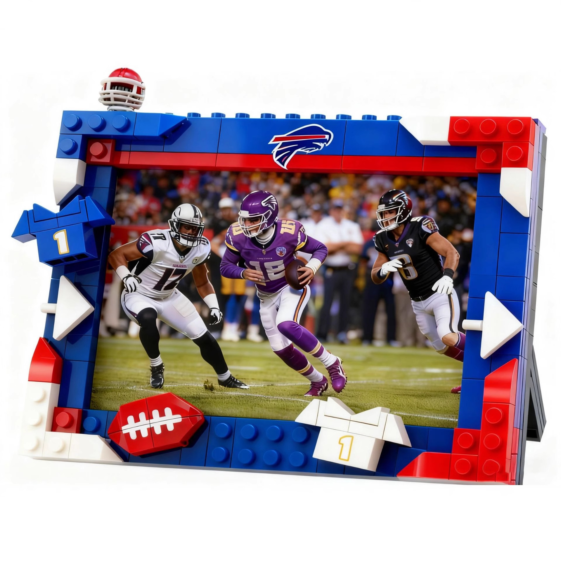 🔥Easter Sale: Get 50% OFF🖼️NFL Team Brick Football Frame – Game Day Decor Gift🚛Buy 2 Get Free Shipping