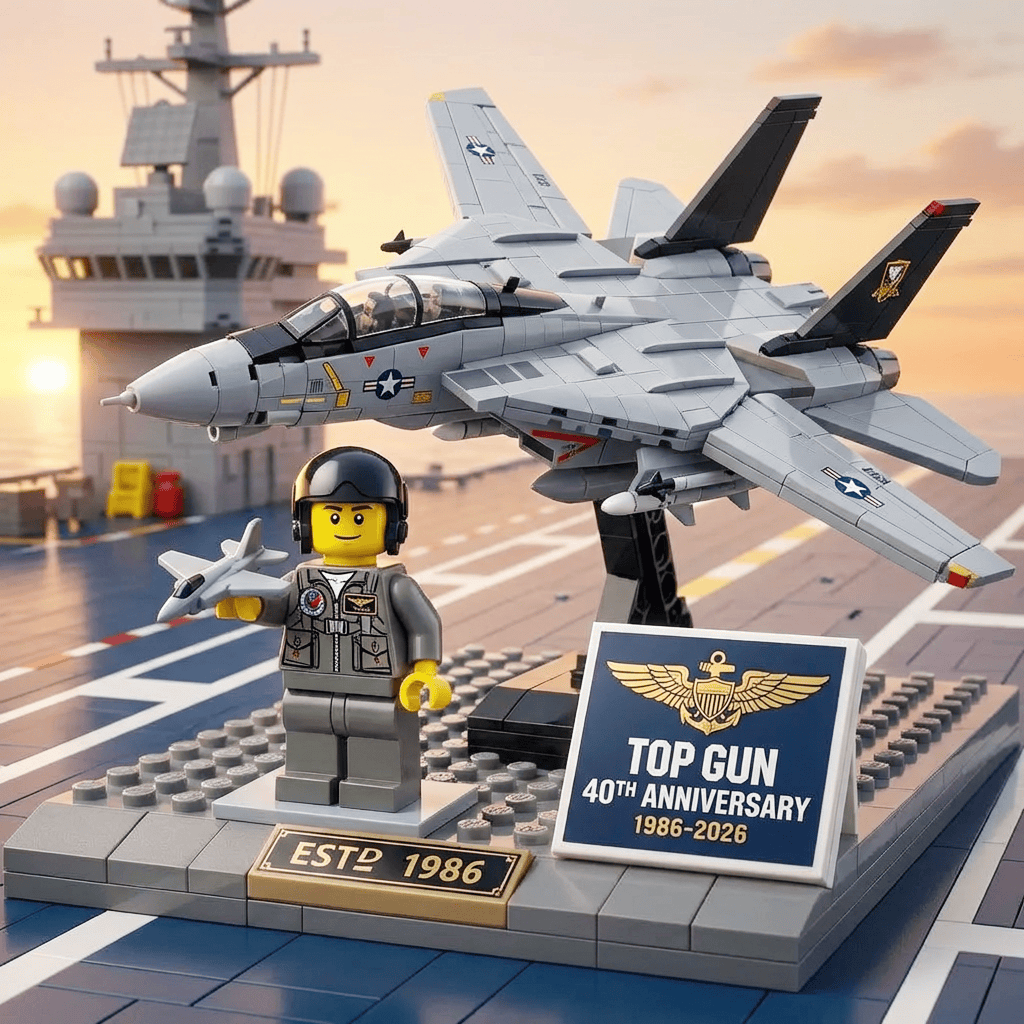 Top Gun 40th Anniversary Building Block Set