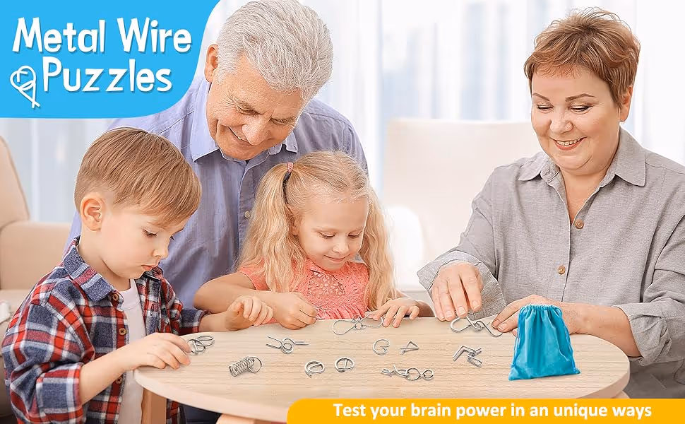 Wire Magic Trick Toy IQ Puzzle Set Wire Magic Trick Toy IQ Puzzle Set