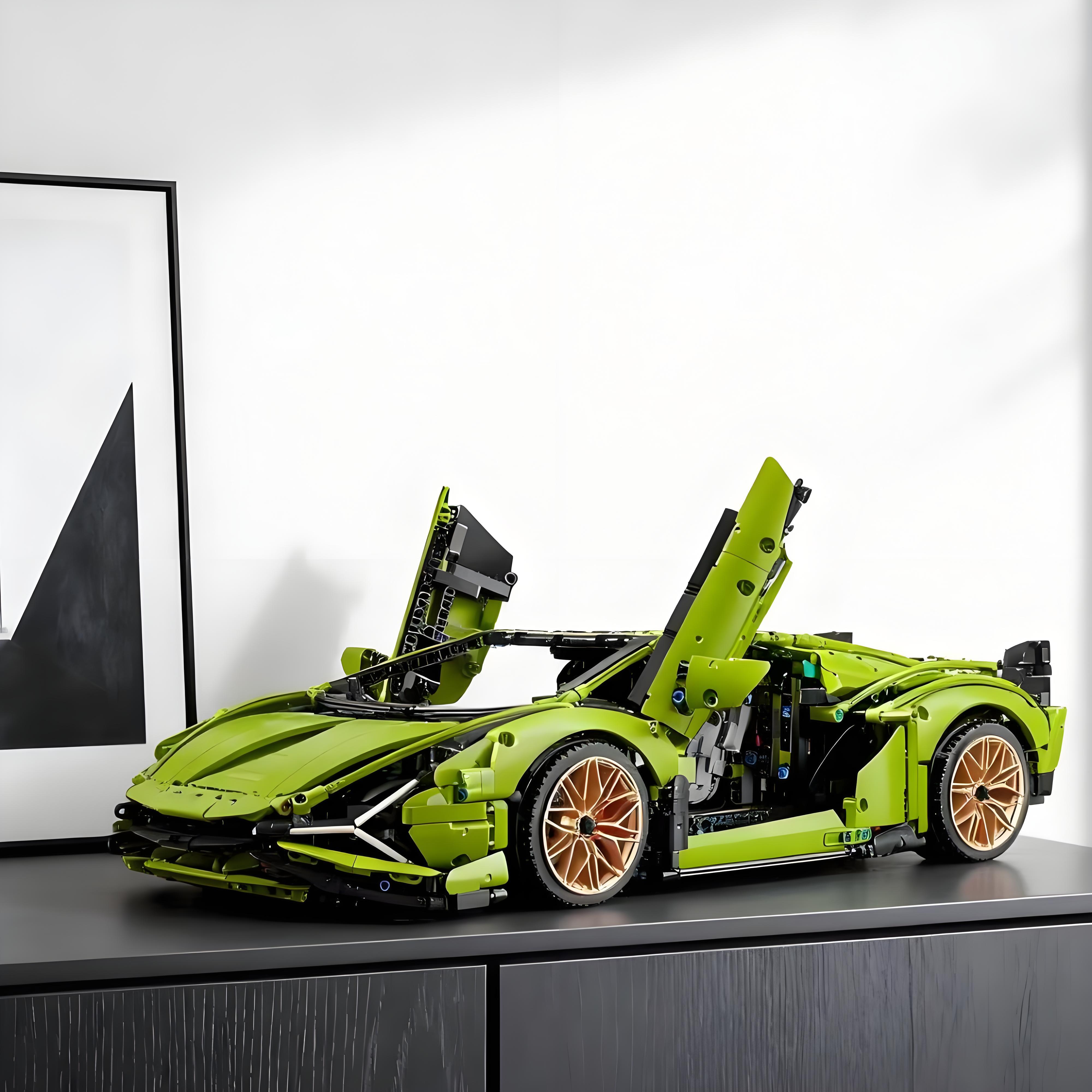 3696 Pieces Technic Sets for Adults - 1:8 scale Building car,  23.4 inches, Detailed Model Car Kit for Men & Women, Ages 18+ Years - Display in Room as Decor #Summervibes