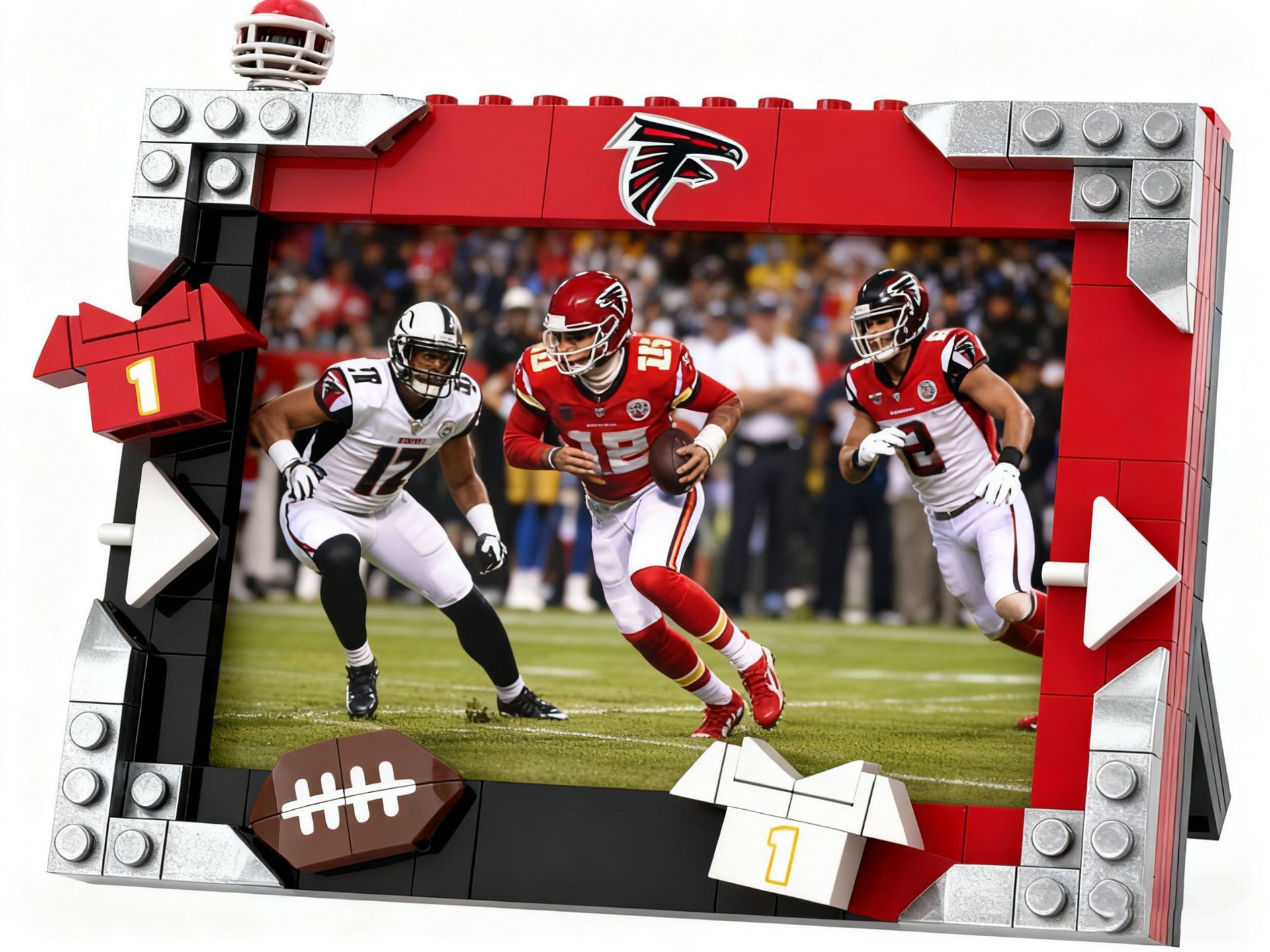 🔥Easter Sale: Get 50% OFF🖼️NFL Team Brick Football Frame – Game Day Decor Gift🚛Buy 2 Get Free Shipping