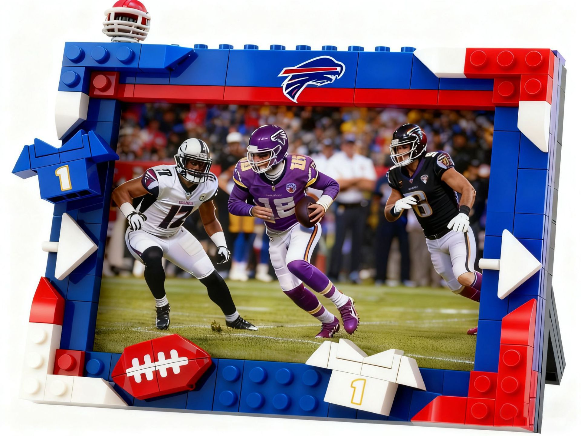 🔥Easter Sale: Get 50% OFF🖼️NFL Team Brick Football Frame – Game Day Decor Gift🚛Buy 2 Get Free Shipping