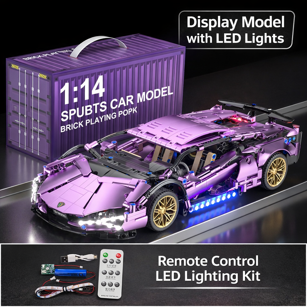 🔥New Year: Get 50% OFF🏎️1: 8 Purple Phantom Lamborghini Sian💜
