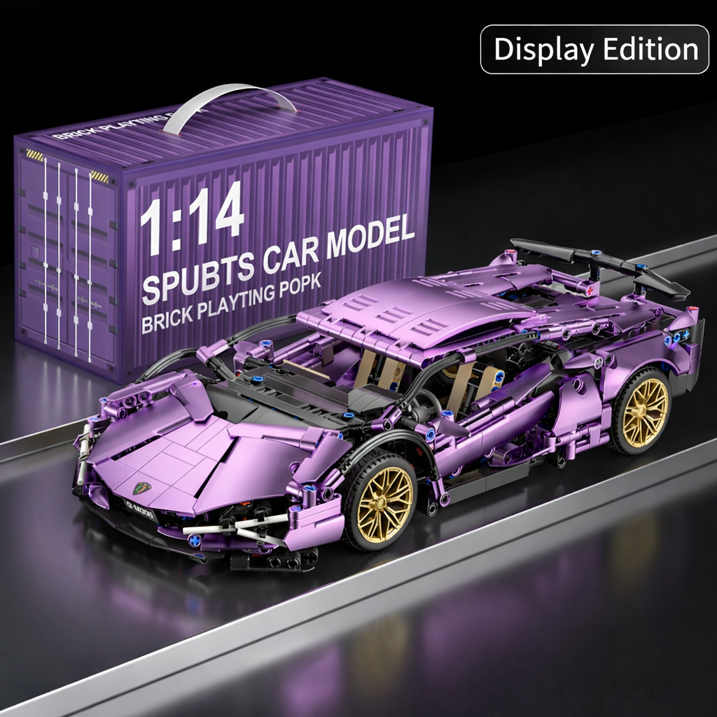 🔥New Year: Get 50% OFF🏎️1: 8 Purple Phantom Lamborghini Sian💜