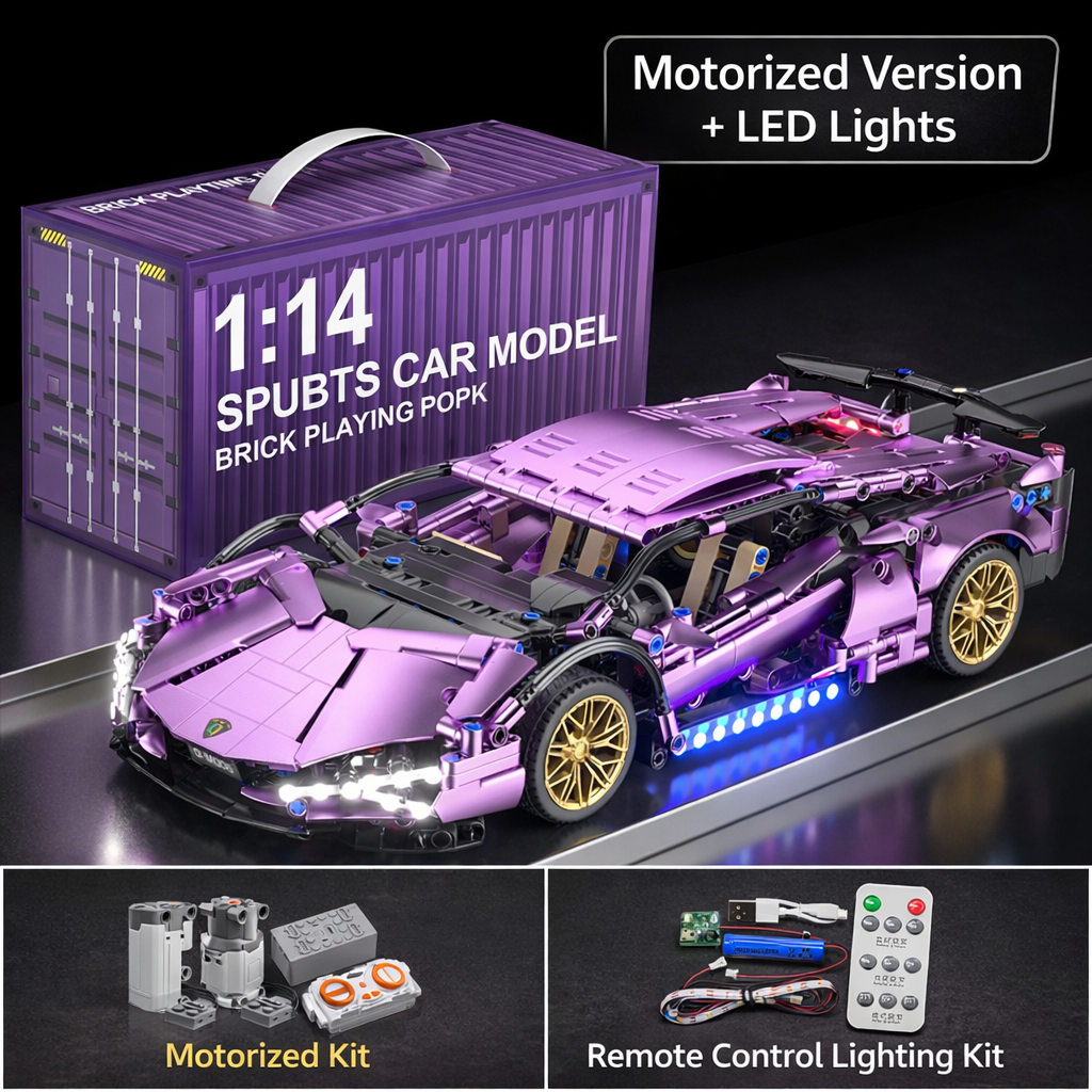 🔥New Year: Get 50% OFF🏎️1: 8 Purple Phantom Lamborghini Sian💜