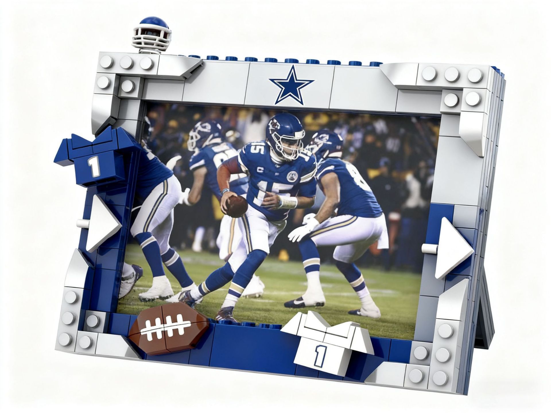 🔥Easter Sale: Get 50% OFF🖼️NFL Team Brick Football Frame – Game Day Decor Gift🚛Buy 2 Get Free Shipping