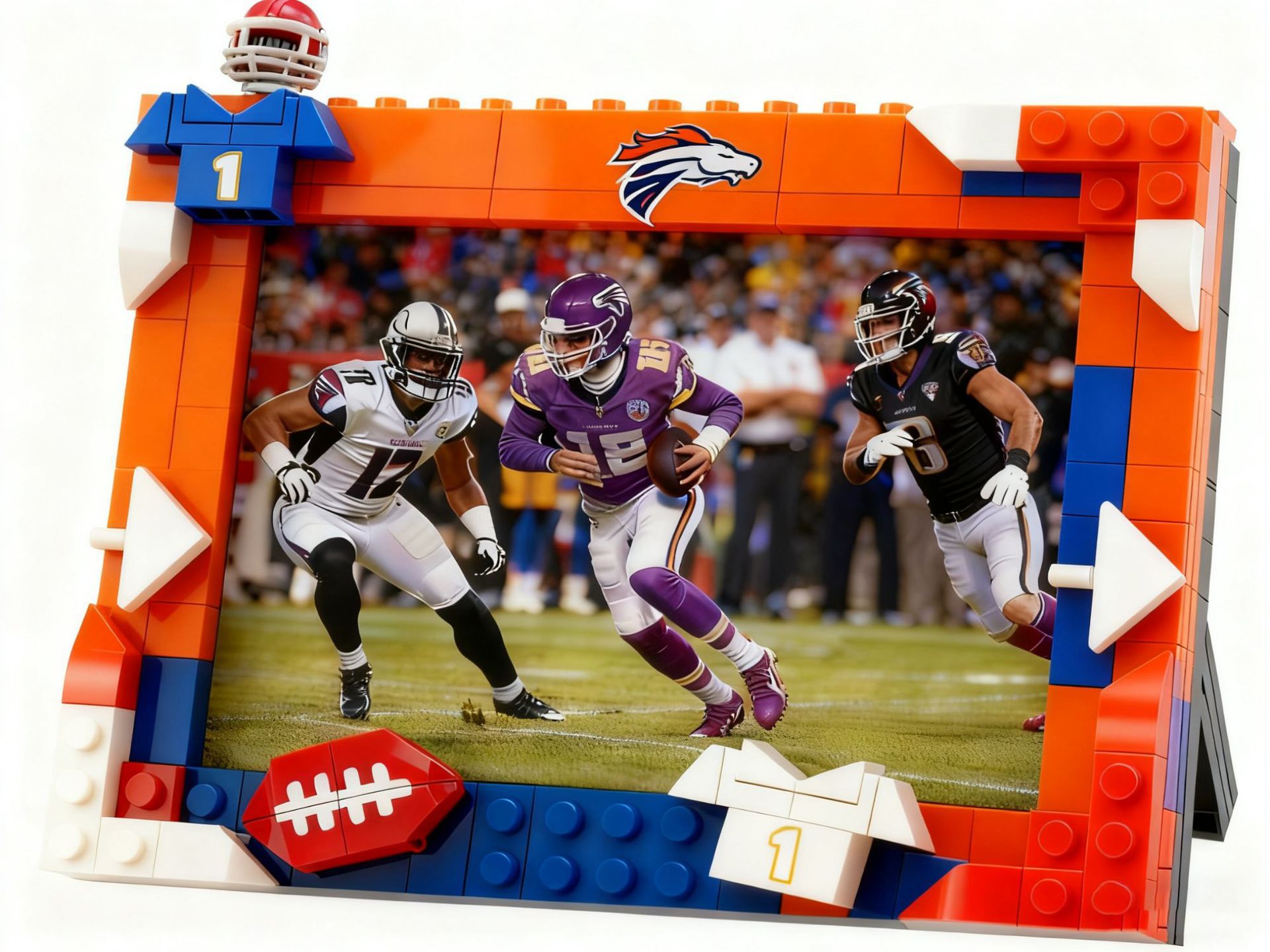🔥Easter Sale: Get 50% OFF🖼️NFL Team Brick Football Frame – Game Day Decor Gift🚛Buy 2 Get Free Shipping