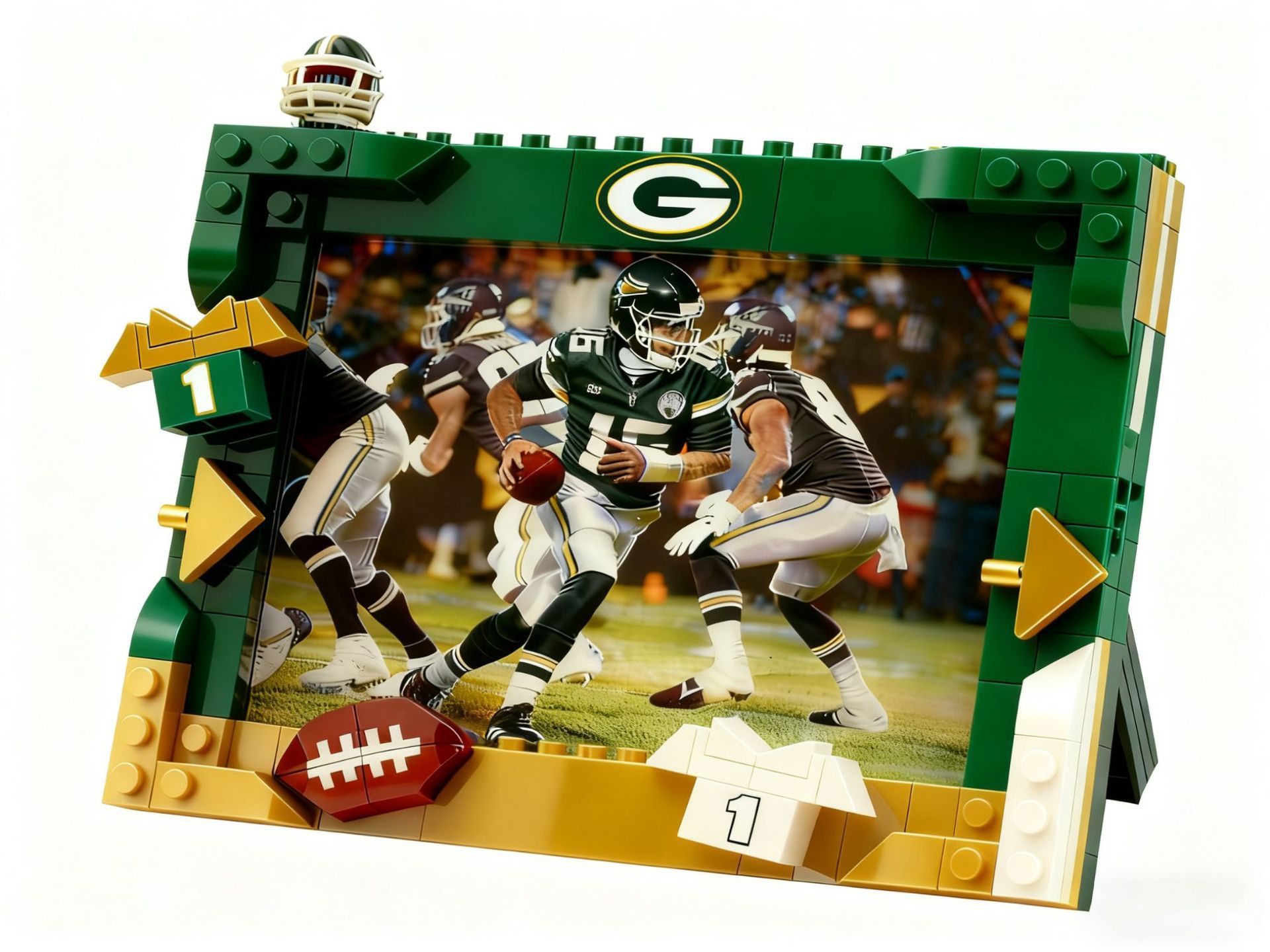 🔥Easter Sale: Get 50% OFF🖼️NFL Team Brick Football Frame – Game Day Decor Gift🚛Buy 2 Get Free Shipping