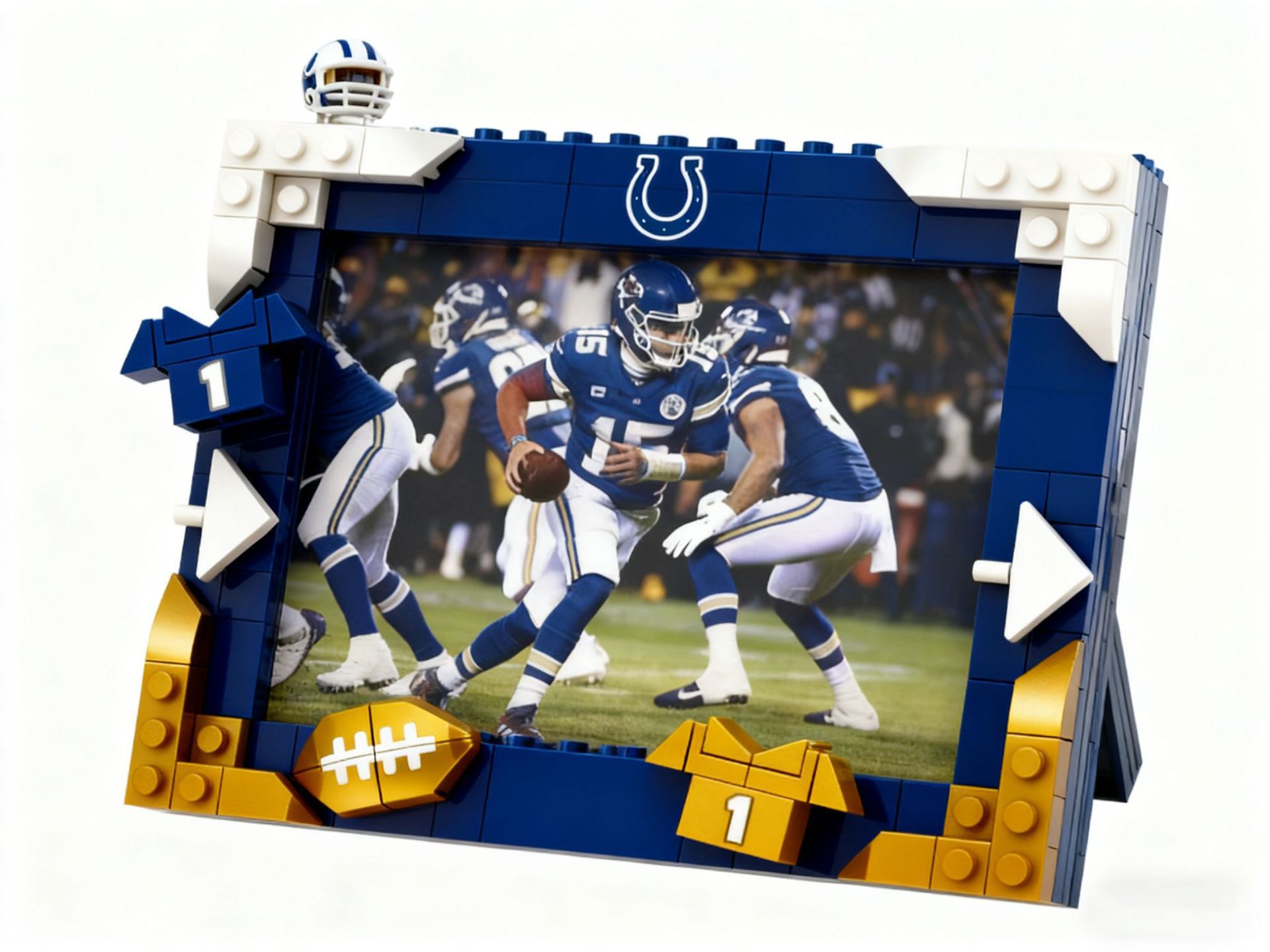 🔥Easter Sale: Get 50% OFF🖼️NFL Team Brick Football Frame – Game Day Decor Gift🚛Buy 2 Get Free Shipping