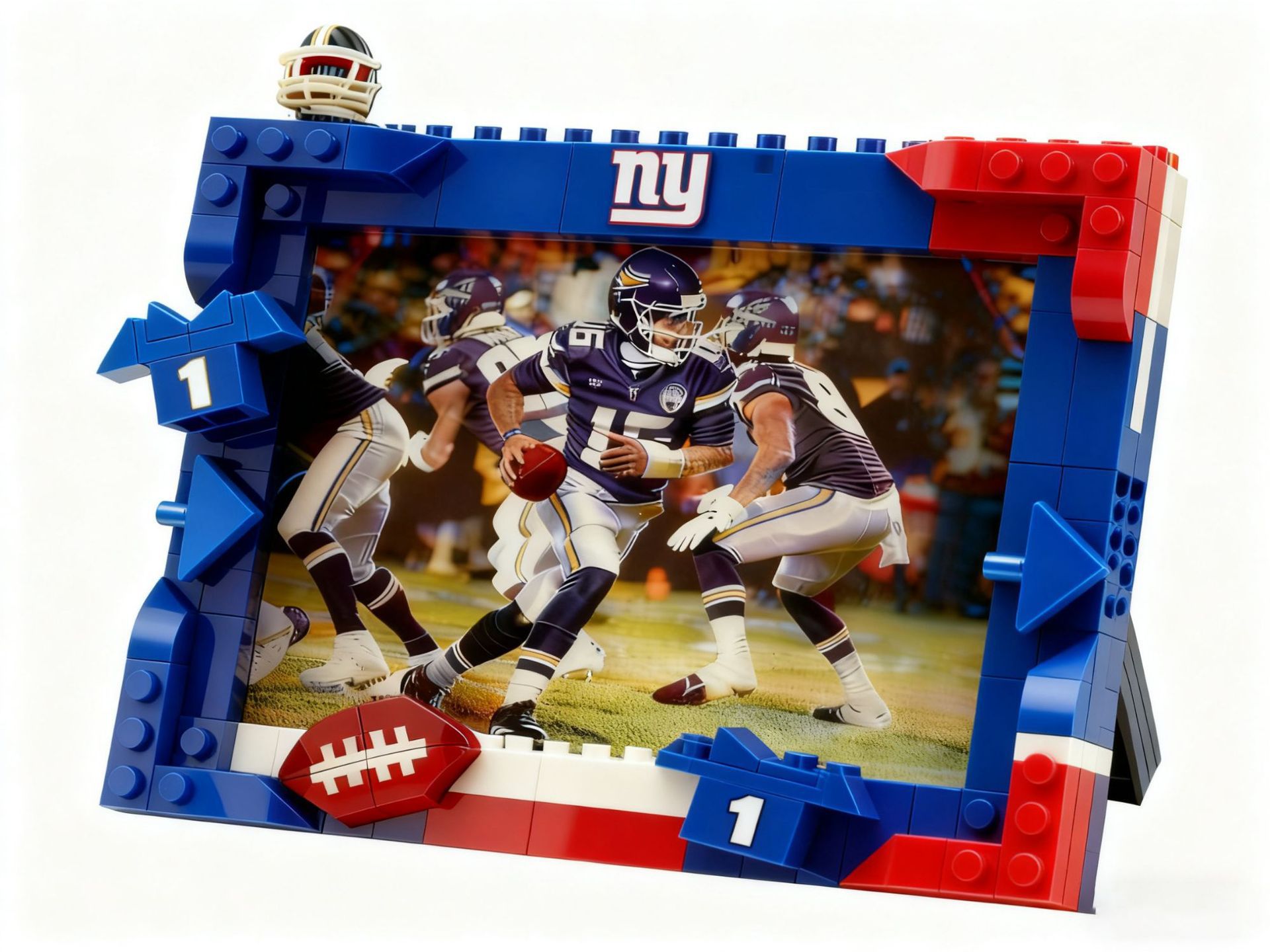 🔥Easter Sale: Get 50% OFF🖼️NFL Team Brick Football Frame – Game Day Decor Gift🚛Buy 2 Get Free Shipping