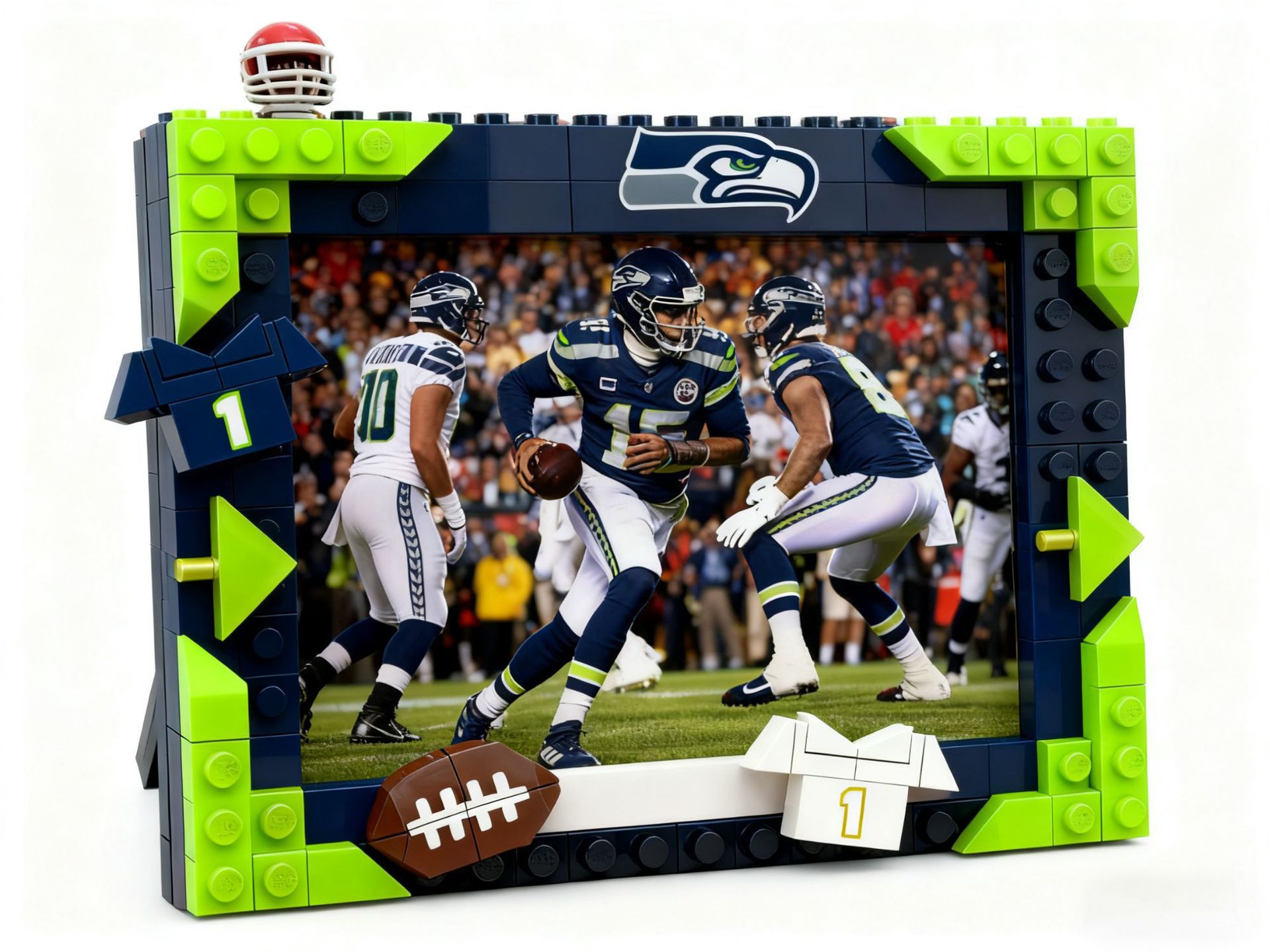 🔥Easter Sale: Get 50% OFF🖼️NFL Team Brick Football Frame – Game Day Decor Gift🚛Buy 2 Get Free Shipping