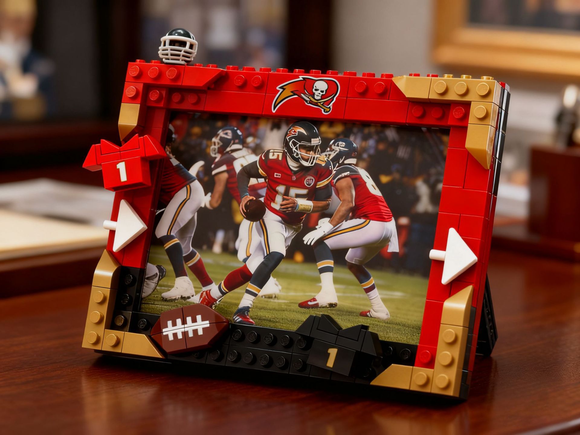 🔥Easter Sale: Get 50% OFF🖼️NFL Team Brick Football Frame – Game Day Decor Gift🚛Buy 2 Get Free Shipping