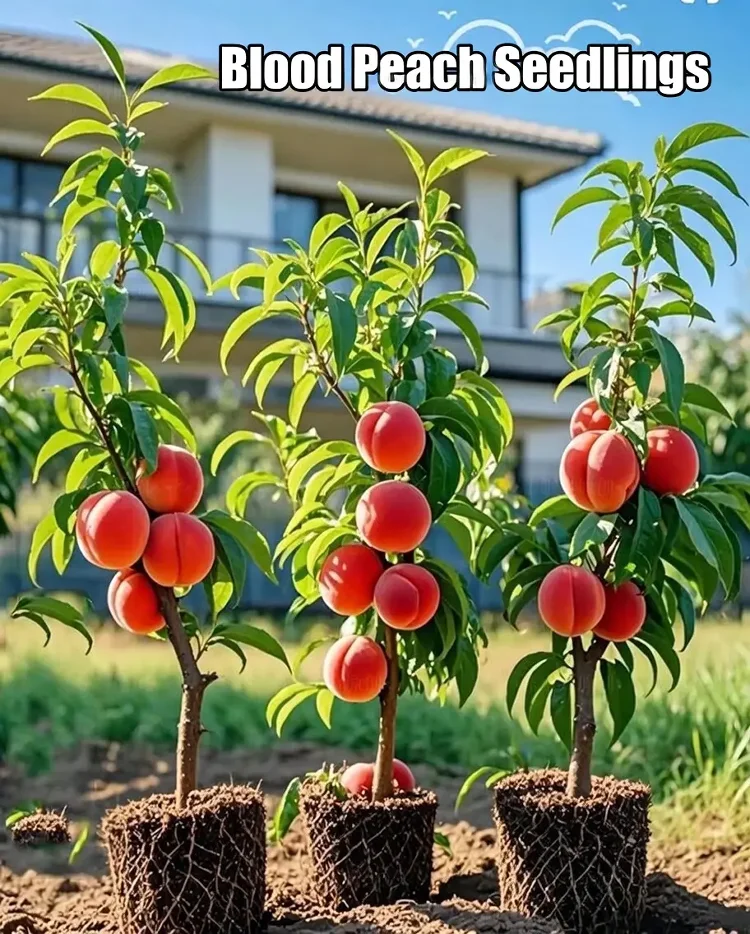Blood-forming Red Peach Seedlings