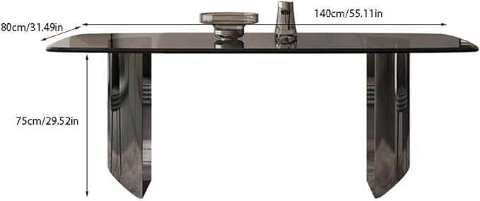 Dining Table Dining Table Simple Modern Home Rectangular Glass Simple Dining Table