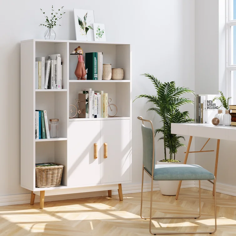 46.85" H x 31.49" W Bookcase