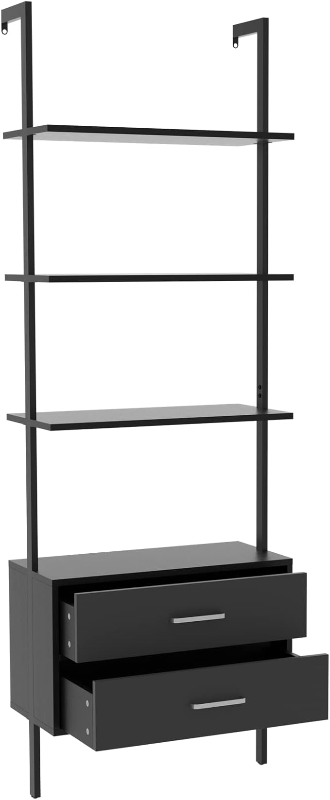 Ladder Bookcase, Vertical Open Space Shelf