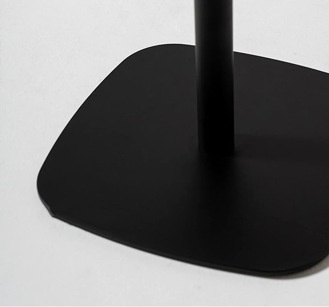 Square Snack Table, Side Table with Oval Base, Partition, Lamp Table