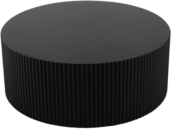 Black Round Coffee Table
