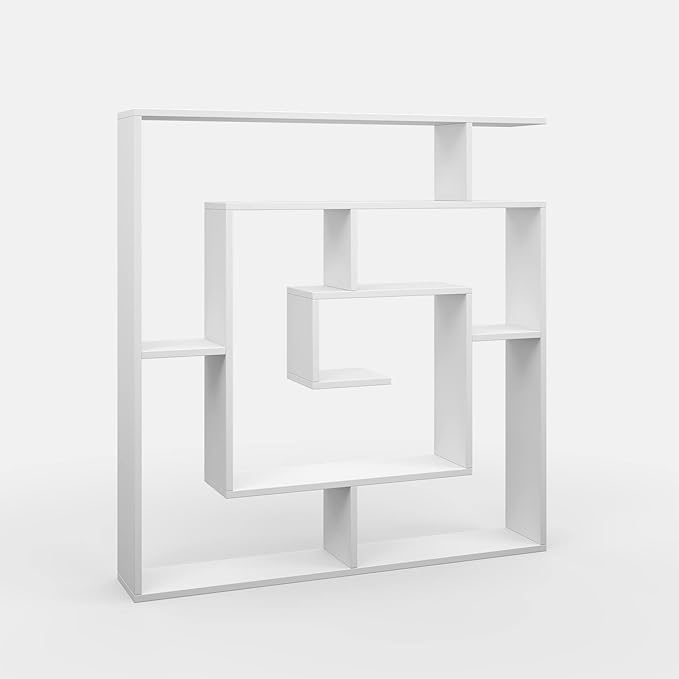 49'' x 51'' x 8.5'', White Briscoe Bookcase