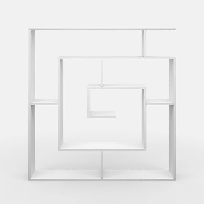 49'' x 51'' x 8.5'', White Briscoe Bookcase