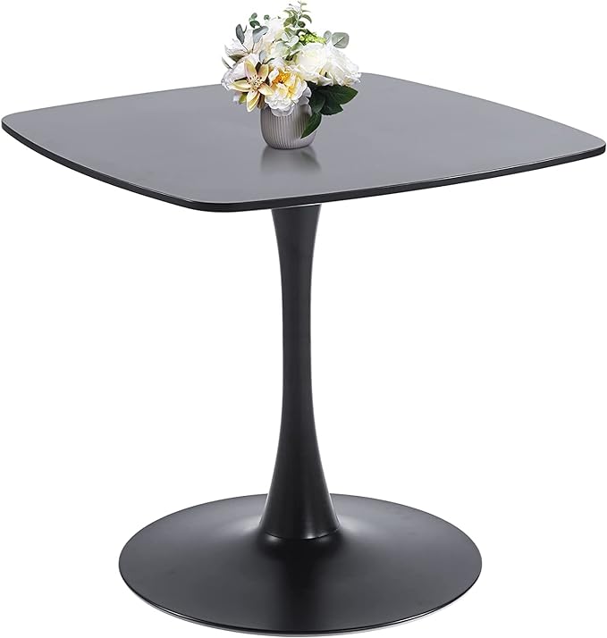 31.5'' Square Dining Table Mid-Century Tulip Dining Room Table