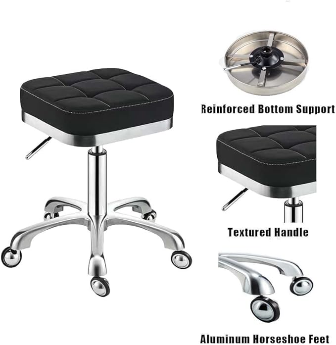 Swivel Chair Swivel Chair Rolling Stool, Height Adjustable Swivel Stool On Wheels