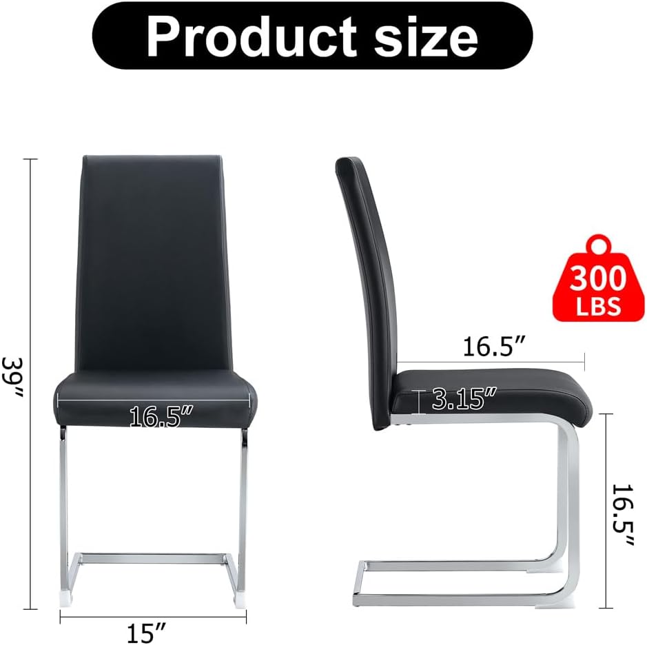 Dining Chairs Set of 4, Dining Room Chairs Set for 4, Modern Dining Chairs Set of 4