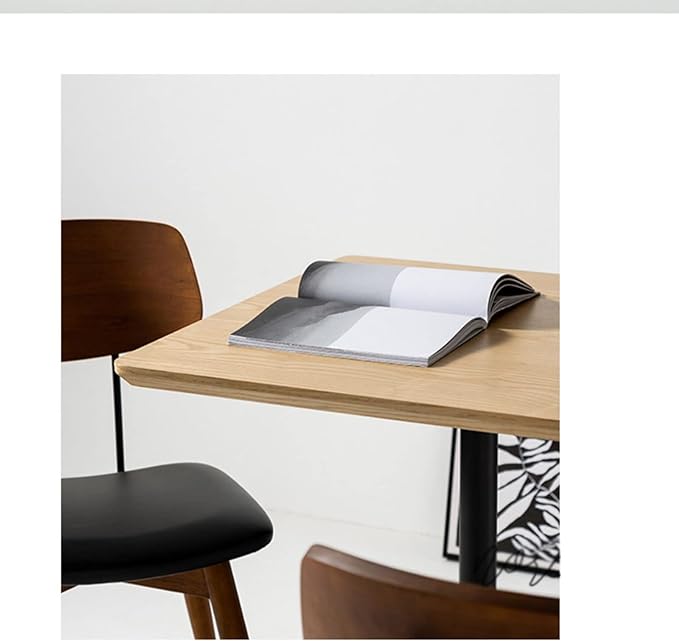 Square Snack Table, Side Table with Oval Base, Partition, Lamp Table