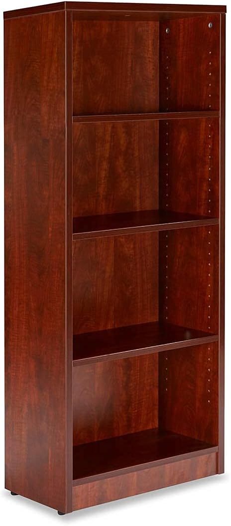 4 Shelf Wood Bookcase Freestanding Display Shelf
