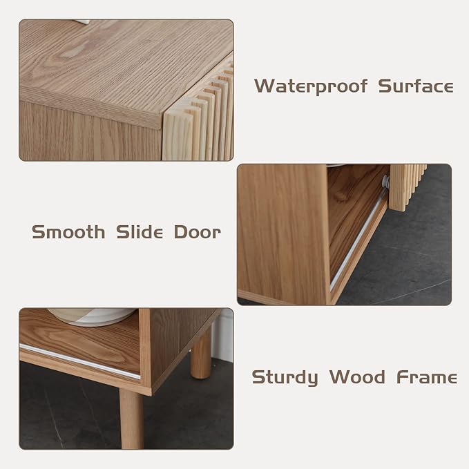 48" Modern Sideboard Buffet Cabinet TV Stand