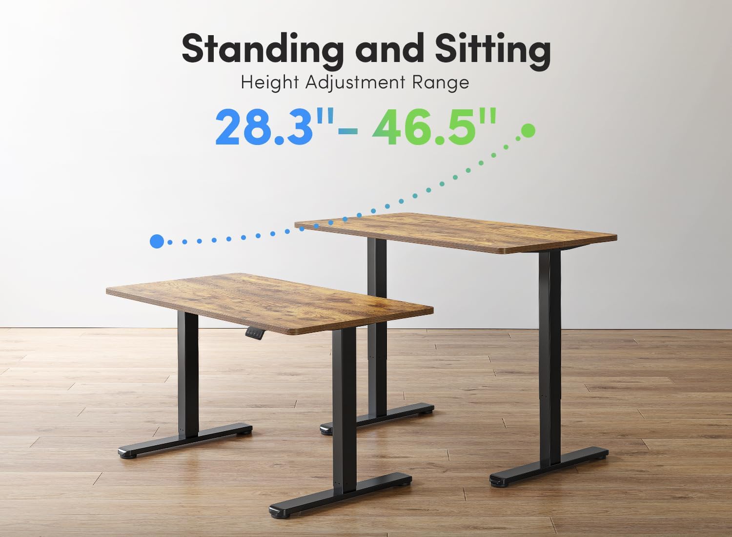 55 x 24 Inches Height Adjustable Stand up Desk