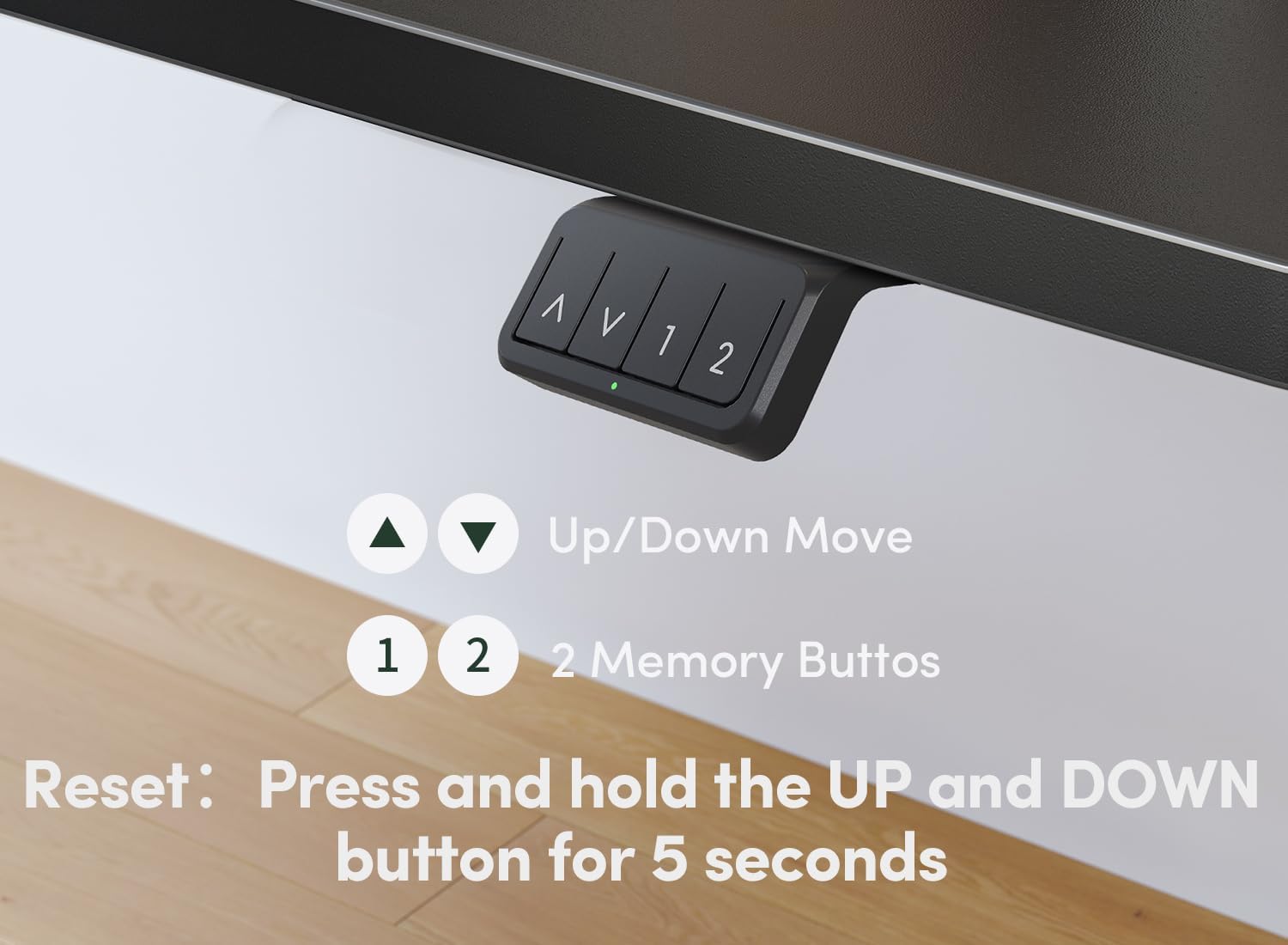 Electric Standing Desk, 60 x 24 Inches Height Adjustable Stand up Desk