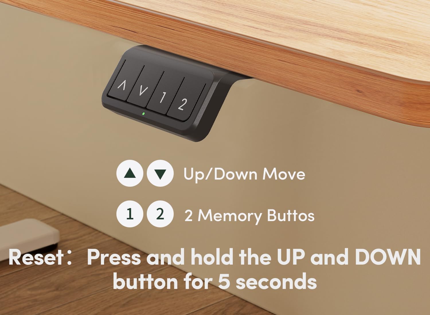 Electric Standing Desk, 40 x 24 Inches Height Adjustable Stand up Desk