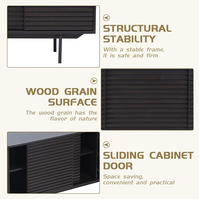 Mid Century Modern Sideboard Buffet Cabinet