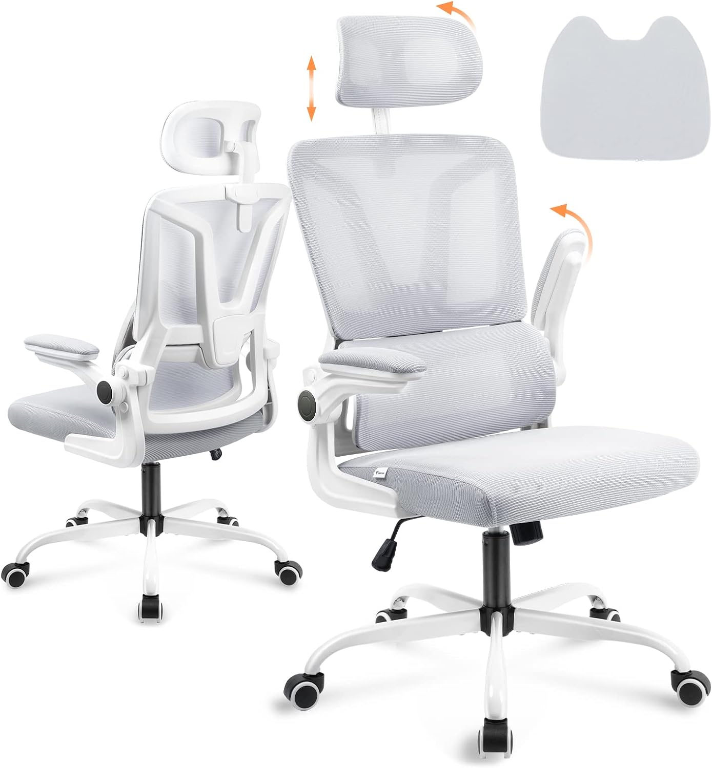 Ergonomic Office Chair with Lumbar Support Pillow