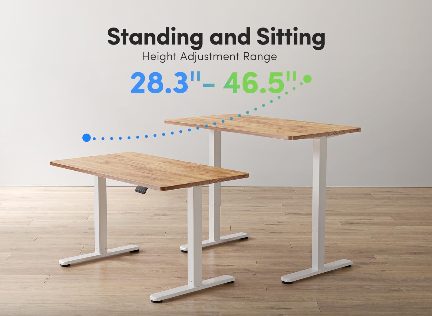 Electric Standing Desk, 40 x 24 Inches Height Adjustable Stand up Desk