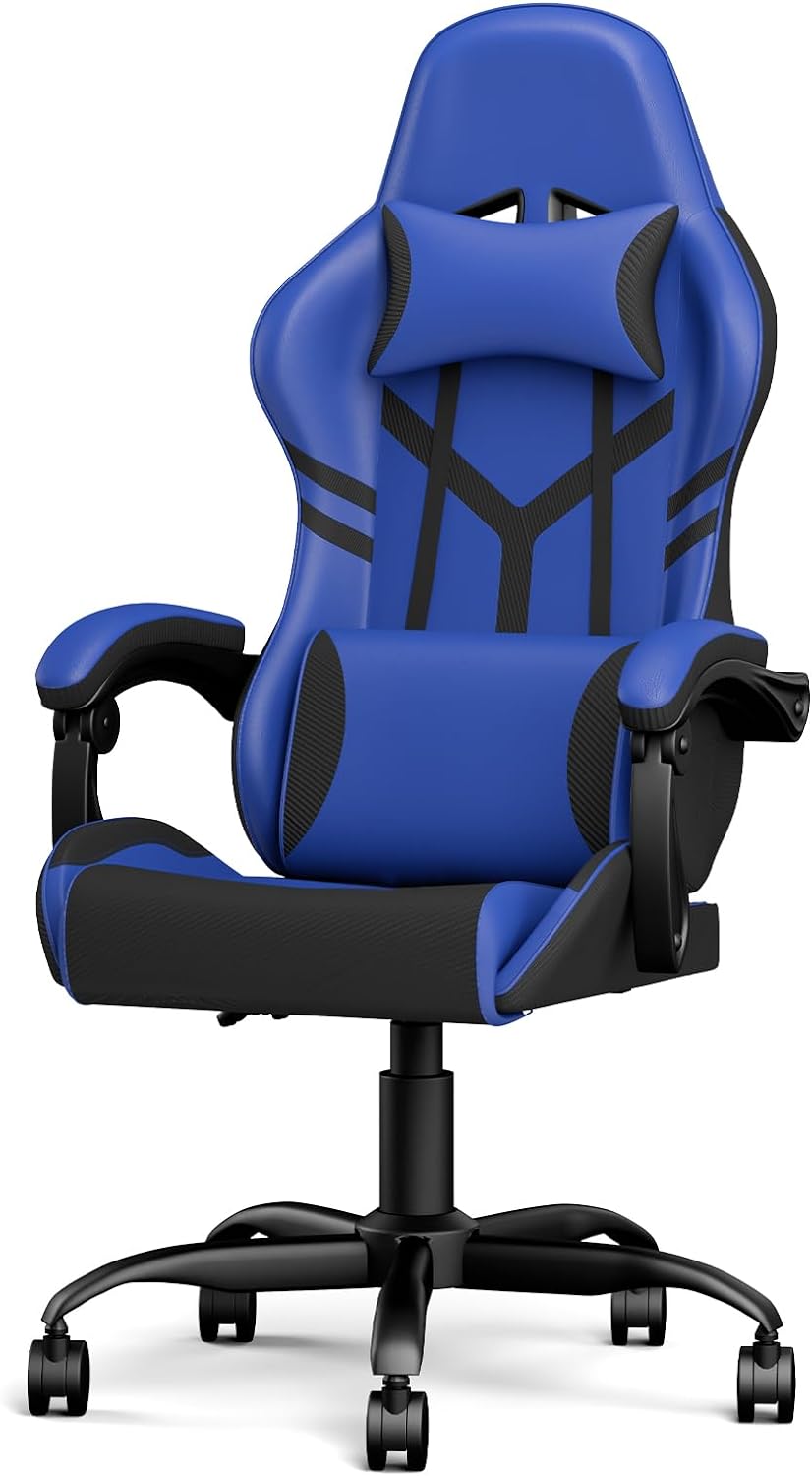 Silla Gamer Video Game Chairs, Gaming Chairs for Adults, Gamer Chair Ergonomic PC Computer Chair